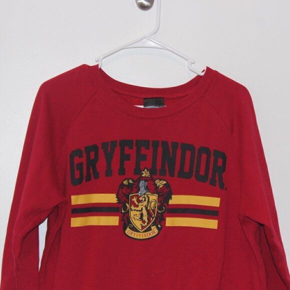 Harry Potter gryffindor Red Long Sleeve Crew Neck Pullover Sweater Size s - Picture 2 of 8